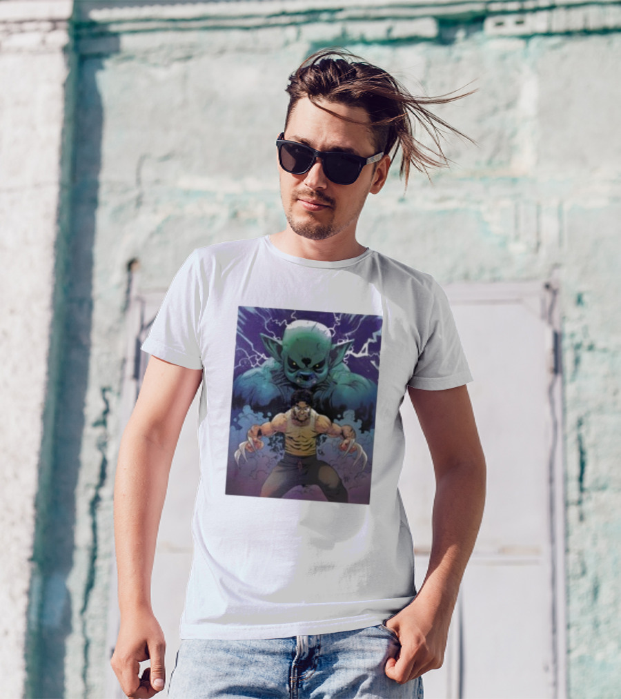 Rick Glassman Rick And Goblin Wolverine Style Fantasy T-Shirt