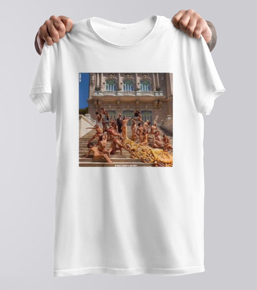 Sofi Tukker Bread Album Cover Art Dripping In Bread On Grand Staircase T-Shirt