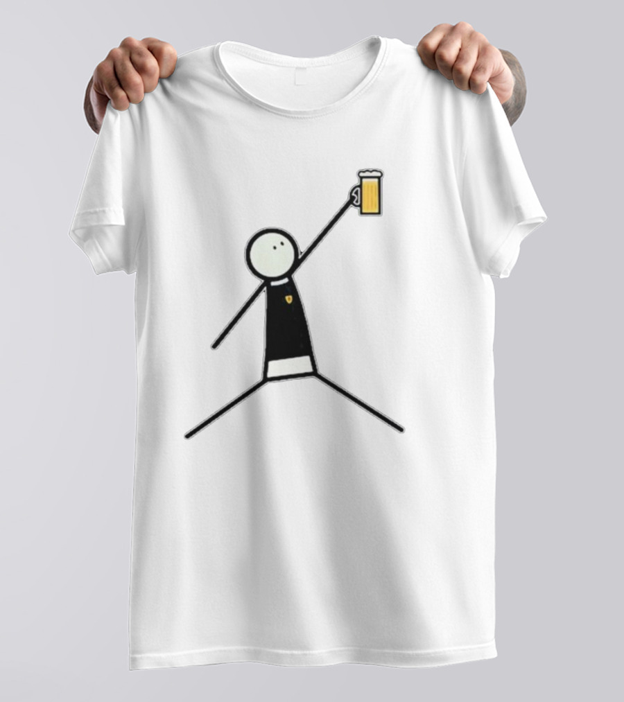 The Schottland Jumpman Stick Figure Beer Icon Scotland T-Shirt