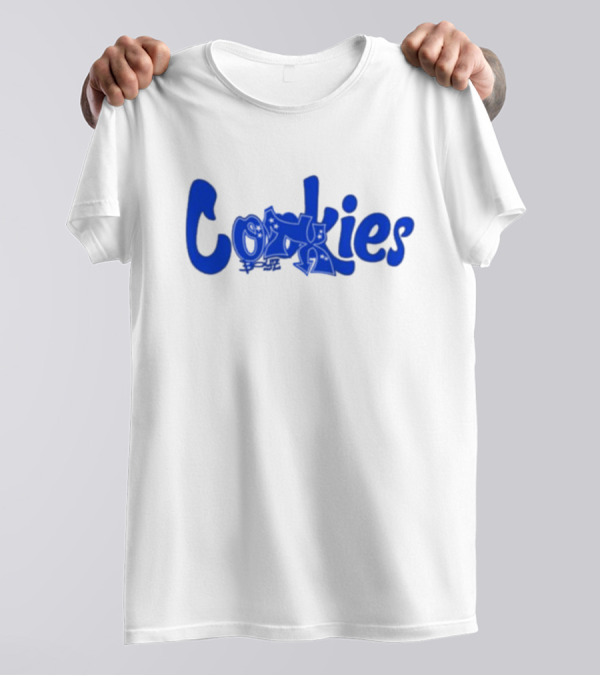Cookies X Otxboyz Out Of The Box Graffiti Blue Streetwear Collaboration T-Shirt