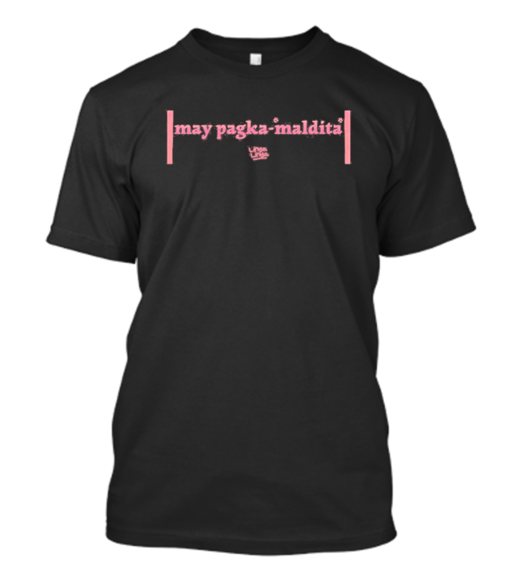 May Pagka Maldita Linya-Linya T-Shirt