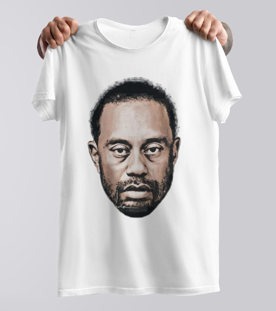Tiger Woods Face Shot T-Shirt