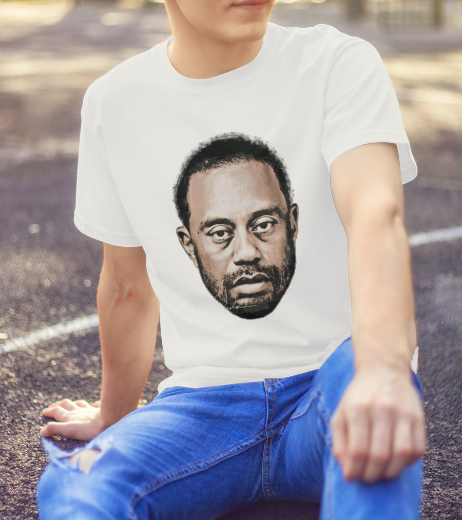 Tiger Woods Face Shot T-Shirt