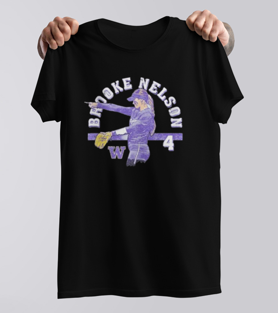 Brooke Nelson Washington W 4 Limited T-Shirt