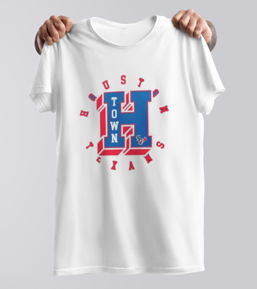 Houston Texans Hometown 'H' Icon With Team T-Shirt