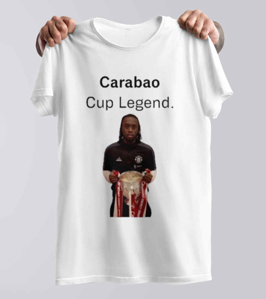 Carabao Cup Legend Football Icon Holding Trophy T-Shirt