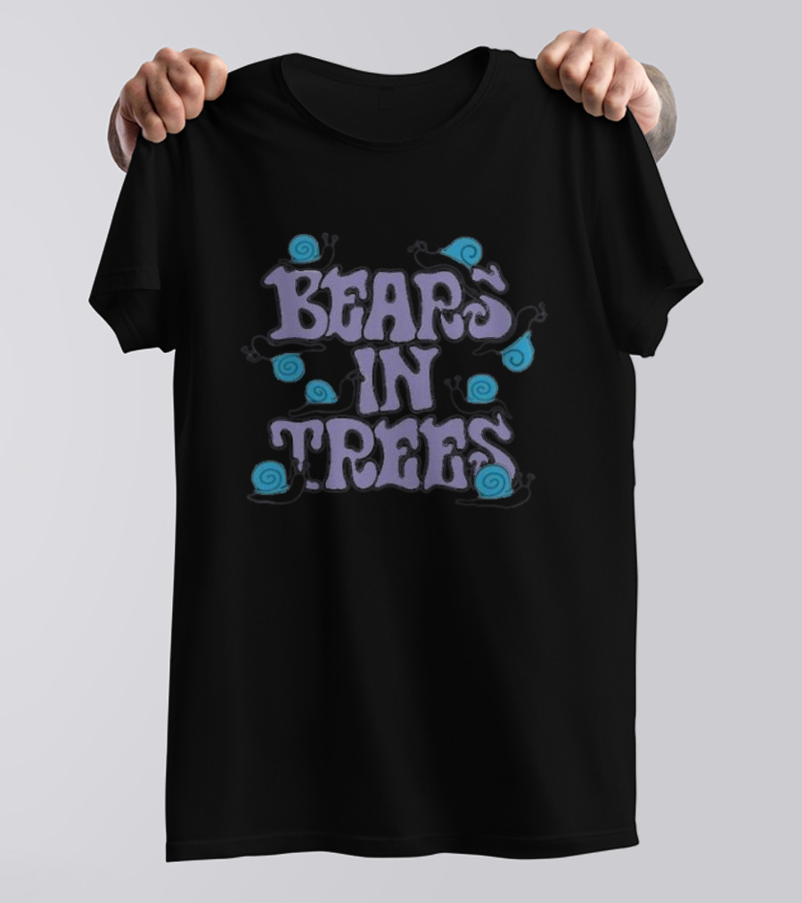 Bears In Trees Snails Psychedelic T-Shirt