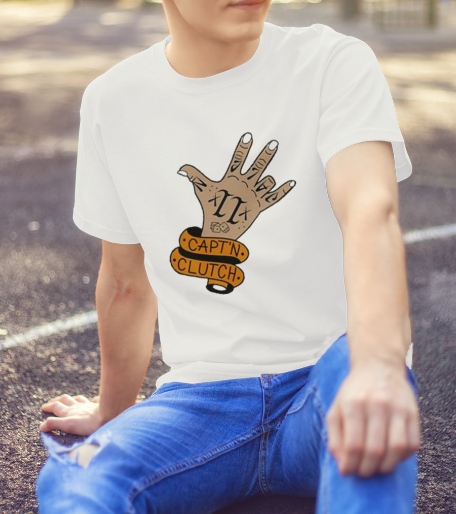 Cap’n Clutch Five Dice Hand Tattoo T-Shirt