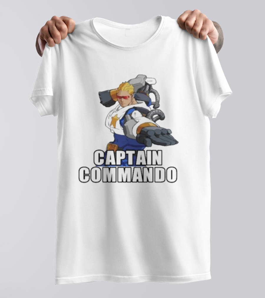 Captain Commando Vintage Character T-Shirt