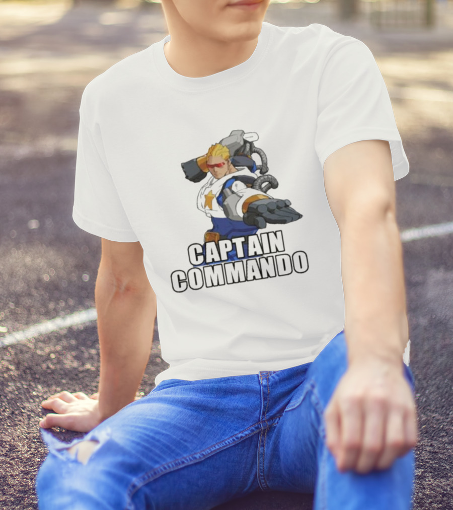 Captain Commando Vintage Character T-Shirt
