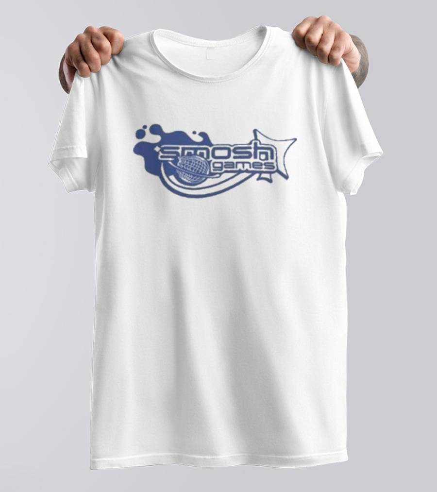 Smosh Games Blue Splash Icon With Star And Microphone T-Shirt