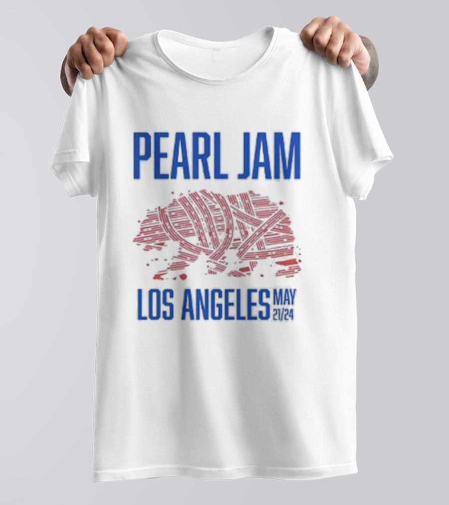 Pearl Jam Los Angeles May 21 24 Deep Sea Diver Event Night 1 Kia Forum Two Sides Print Premium T-Shirt
