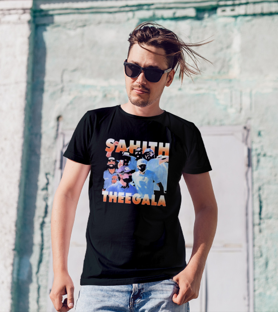 Sahith Theegala Celebratory Golf Moments T-Shirt
