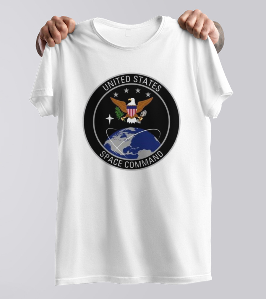 United States Space Command Eagle Emblem T-Shirt