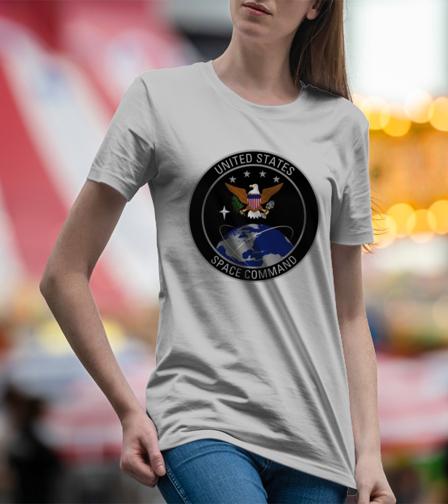 United States Space Command Eagle Emblem T-Shirt