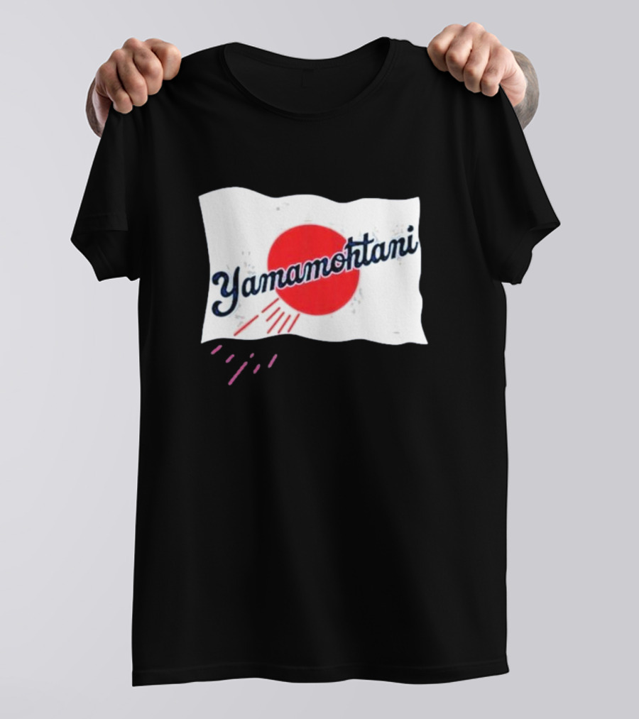 Yamamohtani Rising Sun Japanese Flag Yamamoto T-Shirt