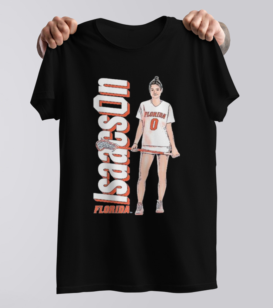 Isaacson Florida Gators Softball Player T-Shirt