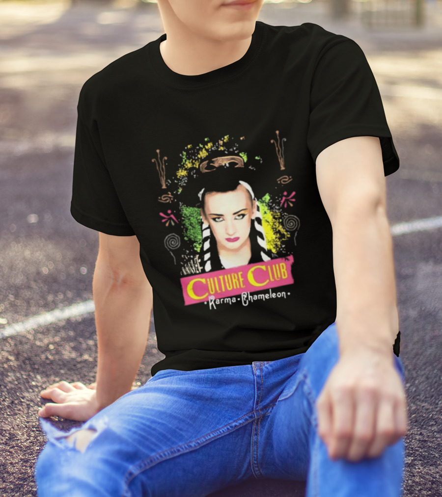 Culture Club Karma Chameleon Boy George T-Shirt