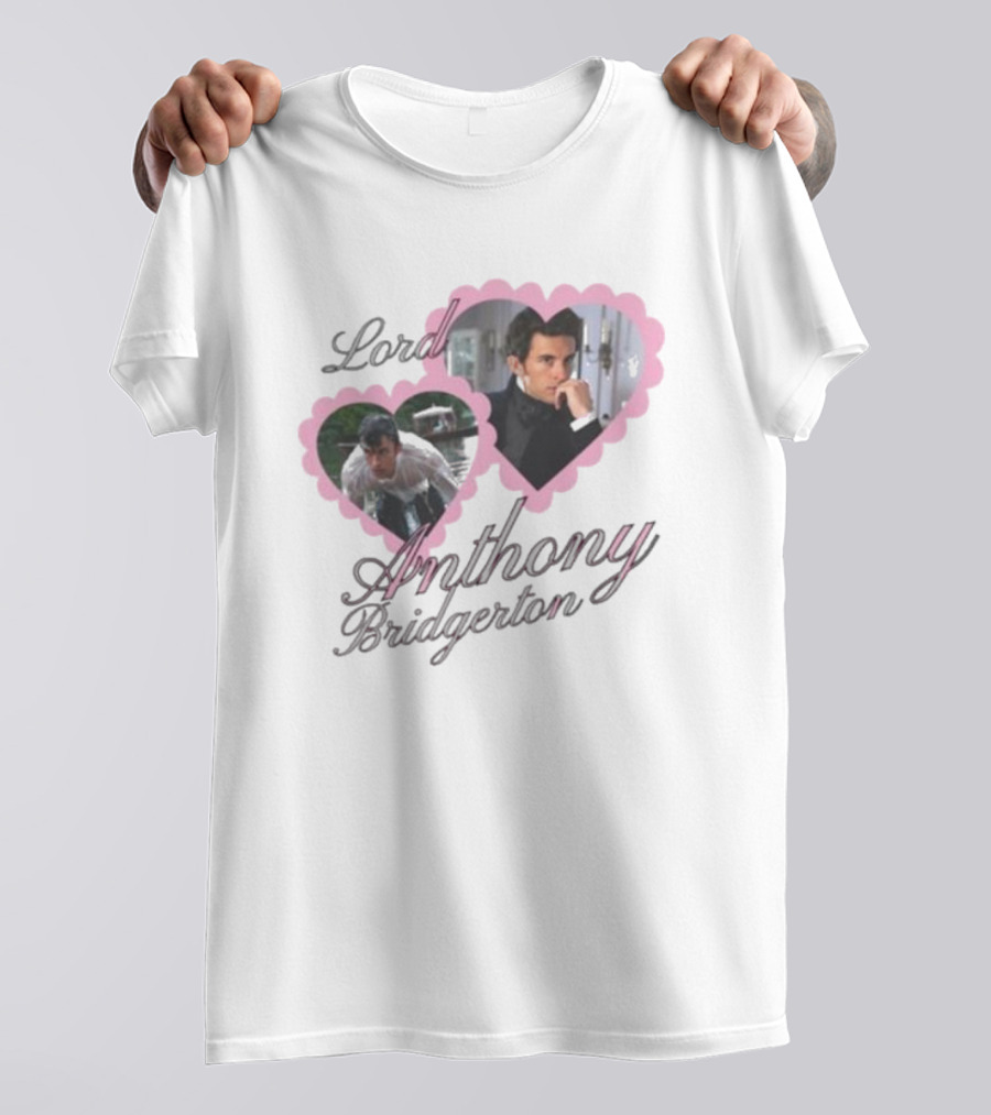 Lord Anthony Bridgerton Heart Frames And Portraits T-Shirt