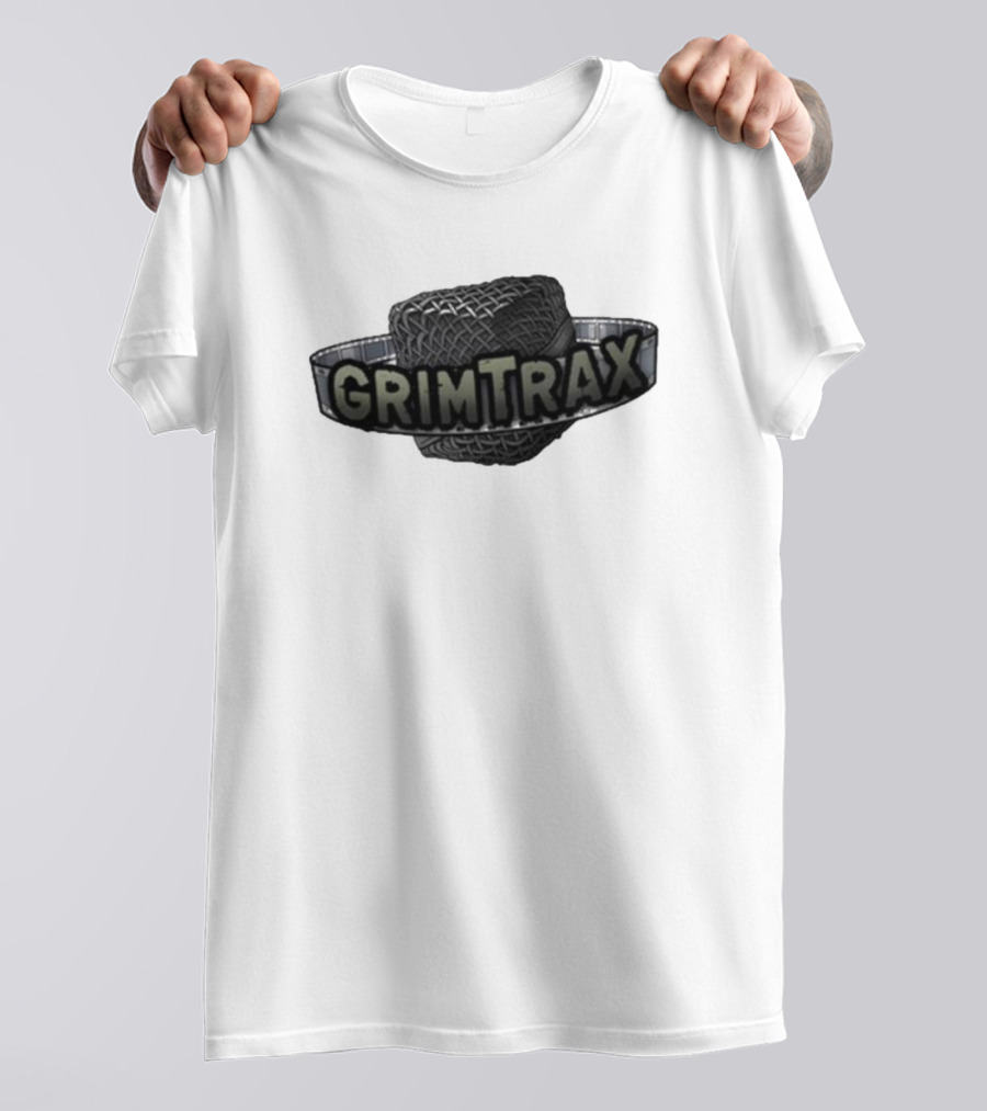 Rifftrax Grimtrax Spinning Tire T-Shirt