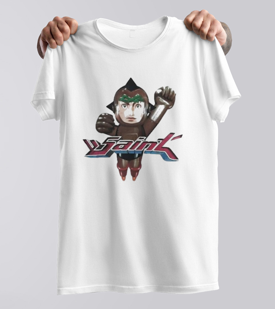 Saint Michael Astro Boy Retro Robot T-Shirt