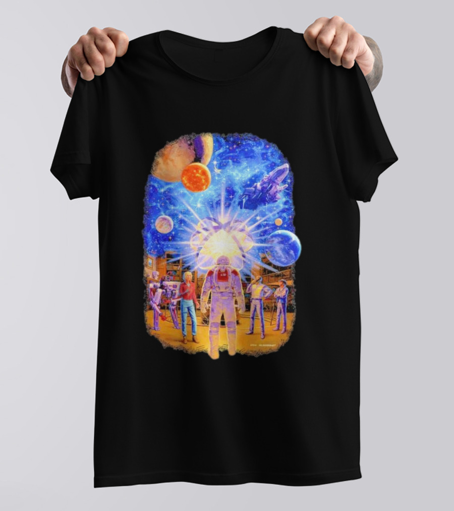 Starfield Secrets Astronaut Adventure Greg Hildebrandt Space Exploration Planets Universe T-Shirt