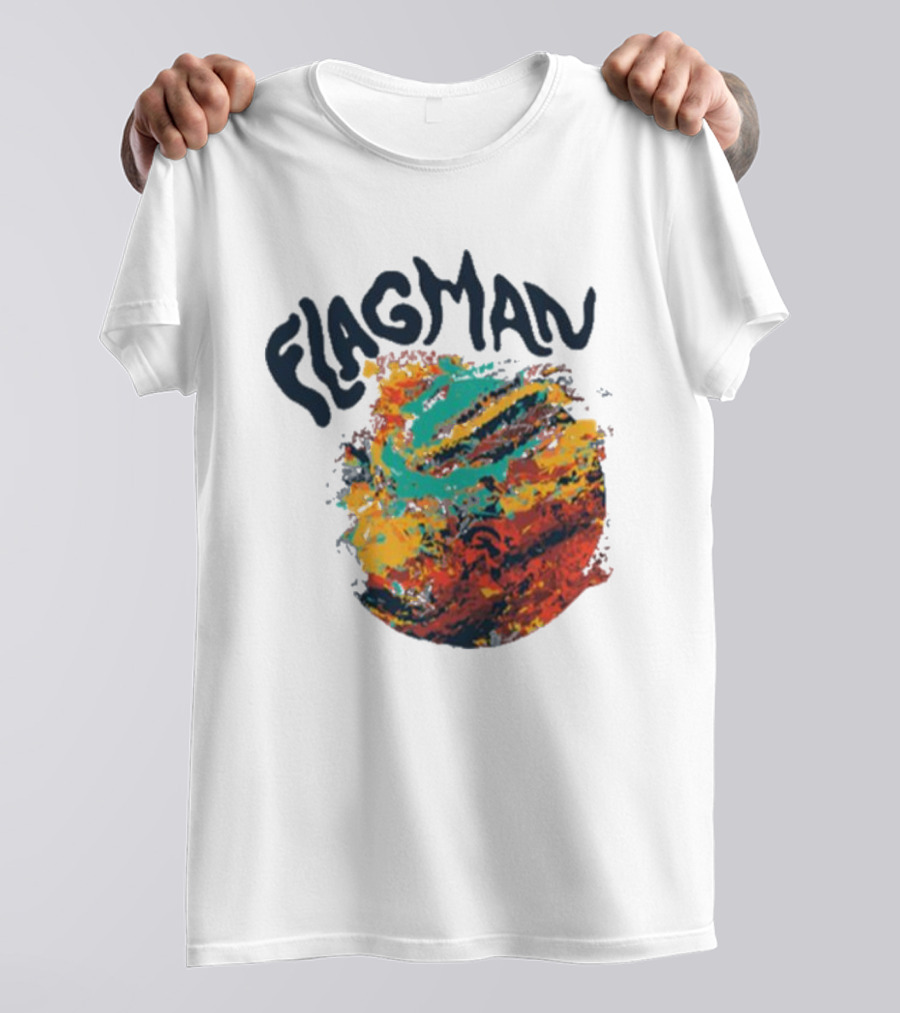 FLAGMAN Swirl Vibrant Earth Hues T-Shirt