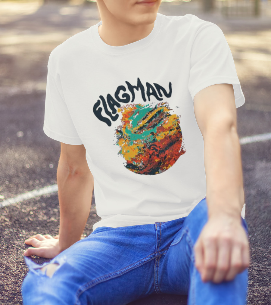 FLAGMAN Swirl Vibrant Earth Hues T-Shirt