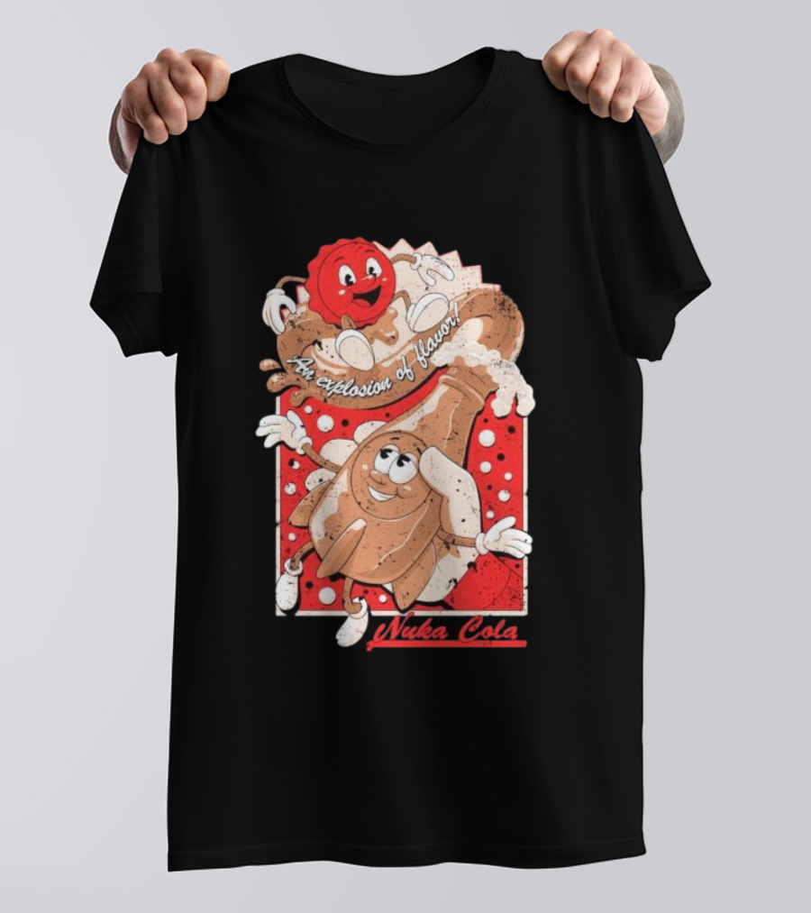 An Explosion Of Flavor Nuka Cola Vintage Ad T-Shirt