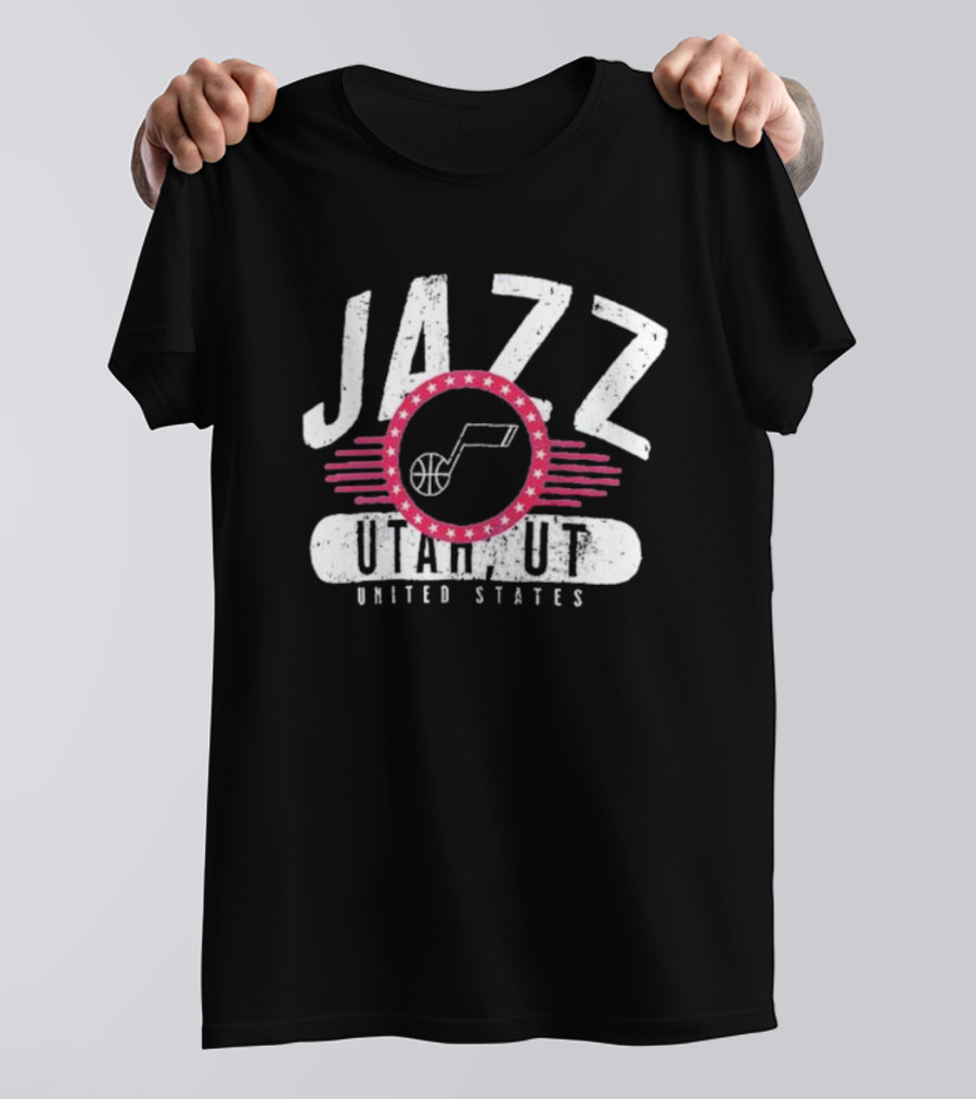 Fanatics Utah Jazz United States Badge Of Honor T-Shirt