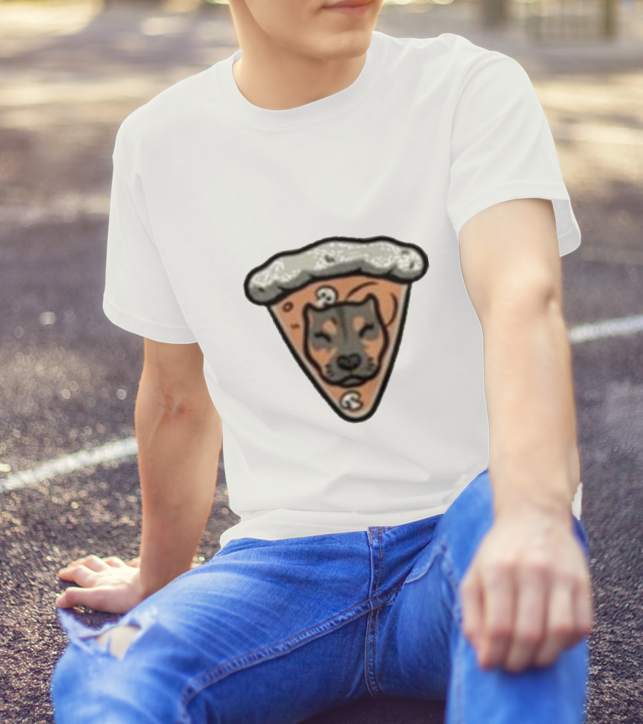 Miss Peaches X Bodoggos Pizza Dog Slice T-Shirt