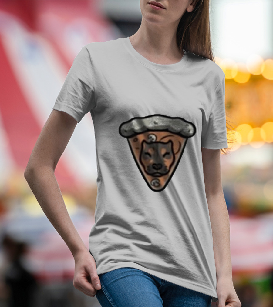 Miss Peaches X Bodoggos Pizza Dog Slice T-Shirt