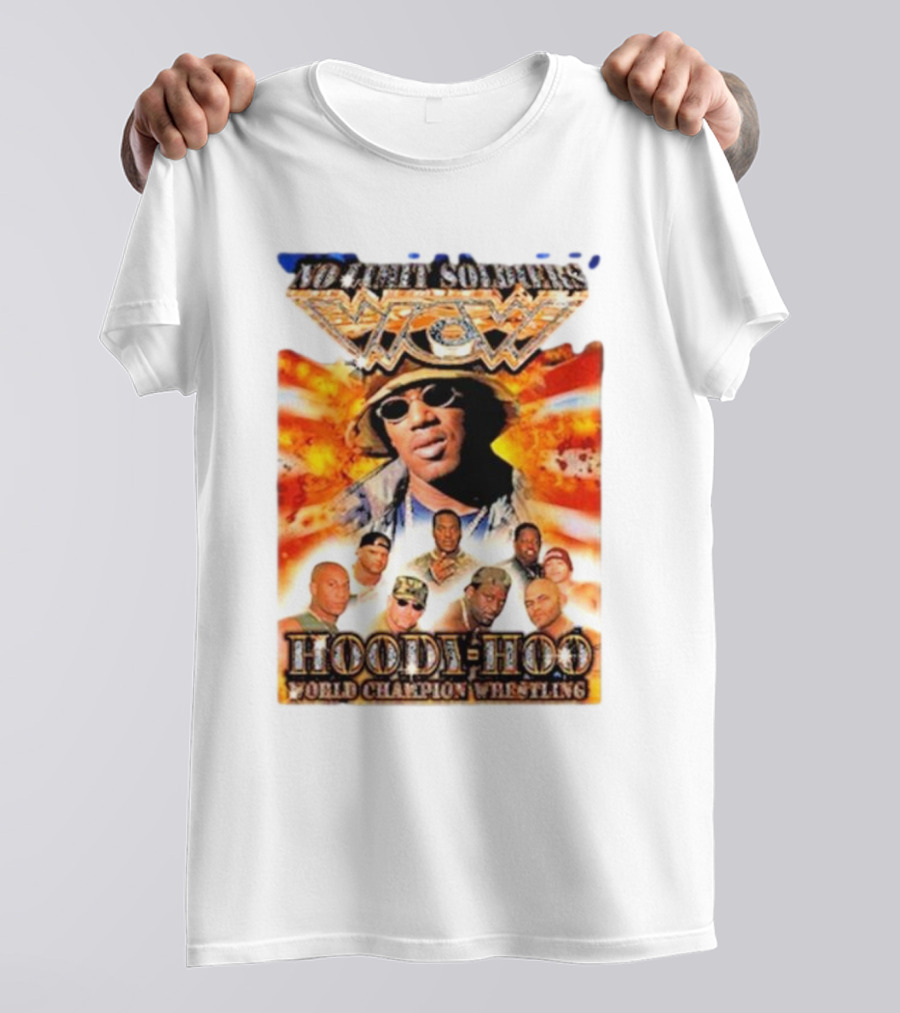 No Limit Soldiers WCW Hoody-Hoo World Champion Wrestling T-Shirt