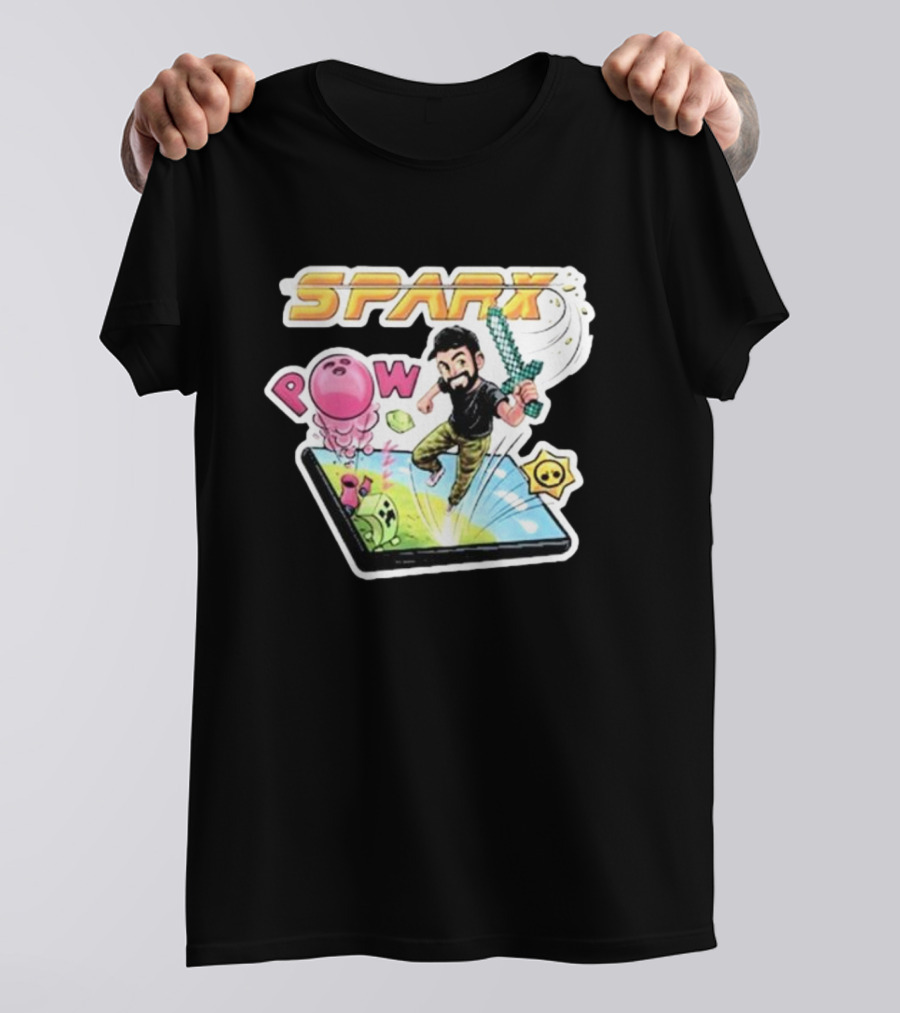 Sparx Pow Gamer Action Burst T-Shirt