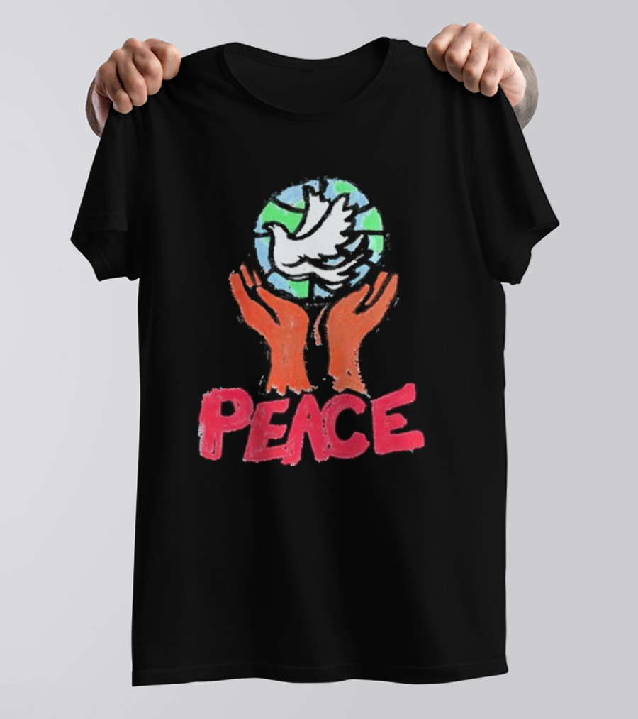 Anthony Edwards Foot Locker Just Don World Peace Dove Hands Peace T-Shirt
