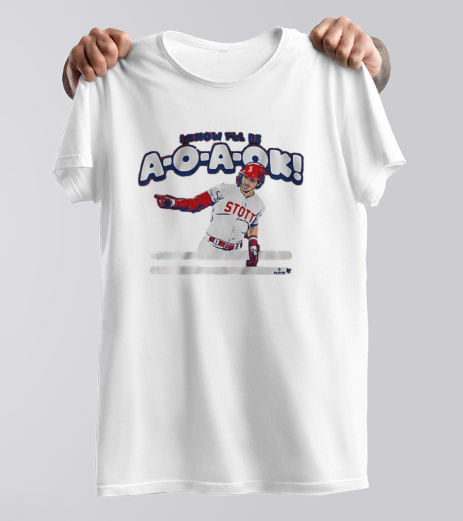 Bryson Stott Stott A-O-A-OK Baseball Player T-Shirt