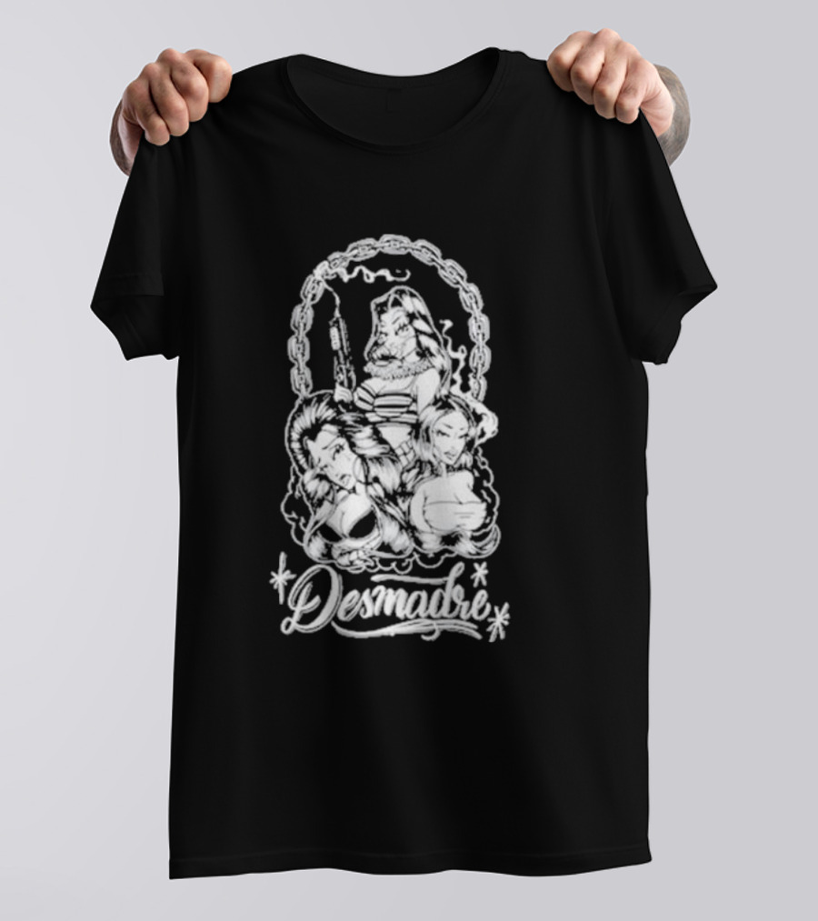 Desmadrexla Desmadre Baby Girl Chain Tattoo T-Shirt