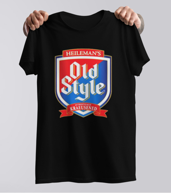 Heileman's Old Style Authentically Kraeusened Shield T-Shirt