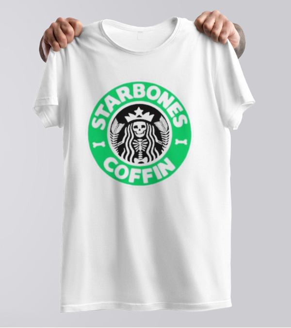 Starbones Coffin Skeleton Emblem T-Shirt