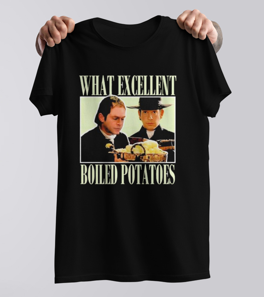 Vintage What Excellent Boiled Potatoes Iconic Scene Classic Movie Moment T-Shirt