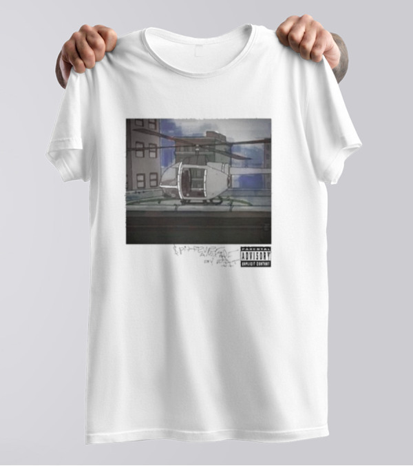DJ Spits Gkmc Spit F3v3r Helicopter Explicit Content T-Shirt