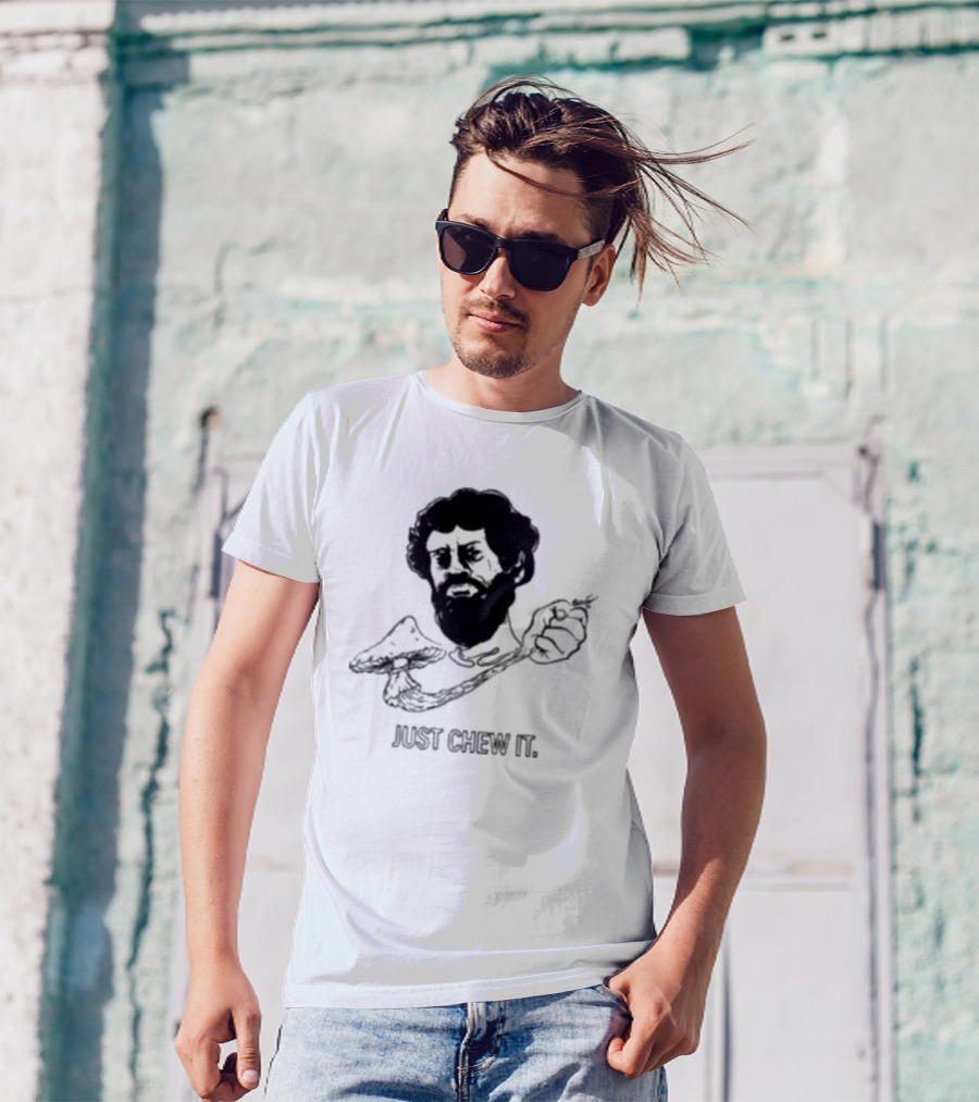 Dmtworld Just Chew It Psychedelic Mushroom Concept T-Shirt