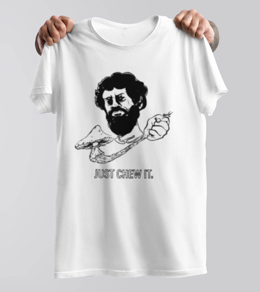 Dmtworld Just Chew It Psychedelic Mushroom Concept T-Shirt