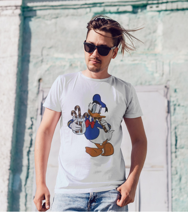 Donald Duck Festive Candy Canes T-Shirt