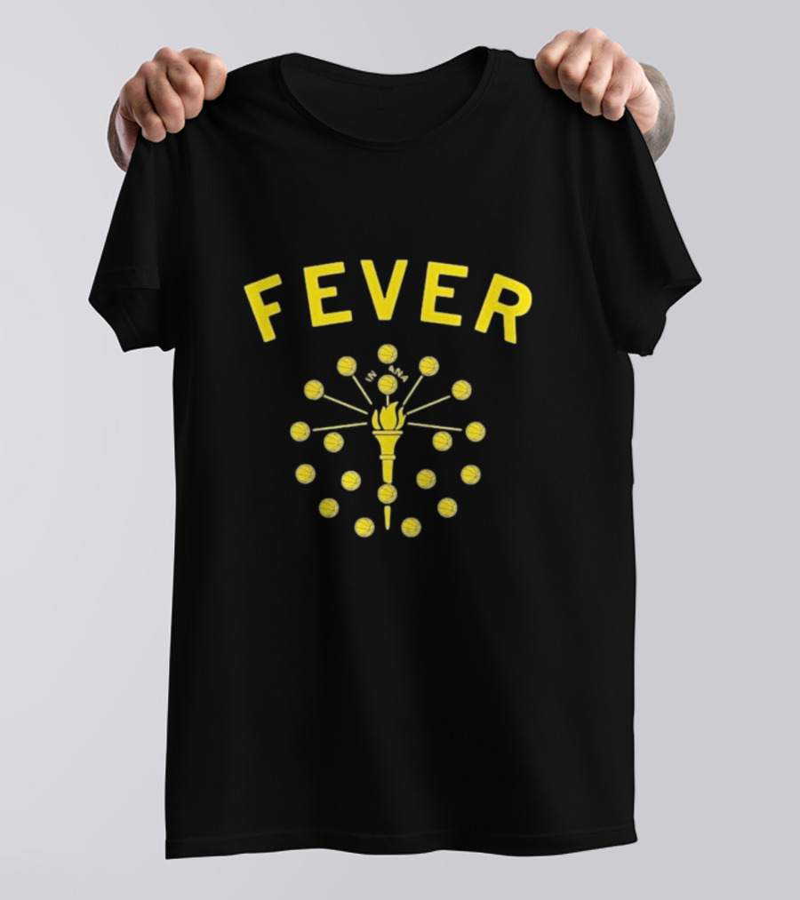 Fever Indiana Basketball Torch T-Shirt