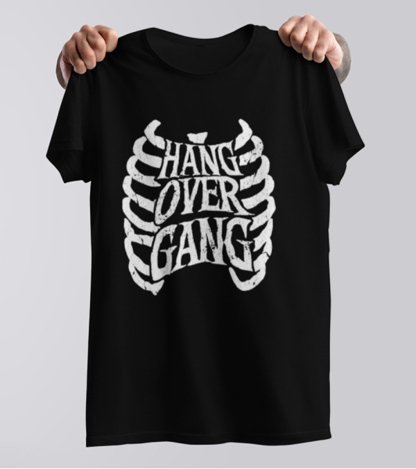 Hang Over Gang Ribcage Skeleton T-Shirt