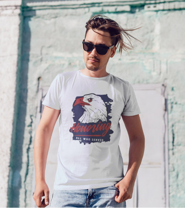 Honoring All Who Served Eagle T-Shirt