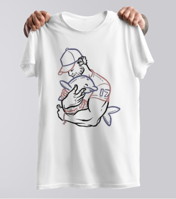 Father's Day Dolphin Player I Love You Dad T-Shirt
