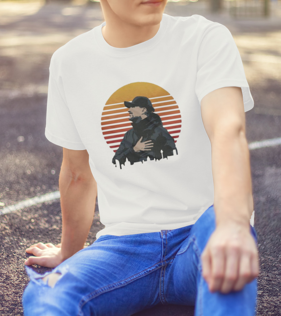 Liverpool Jürgen Klopp Thank You For The Memories Sunset T-Shirt