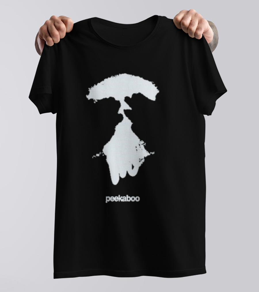 Peekaboo Eyes Wide Open Patch T-Shirt
